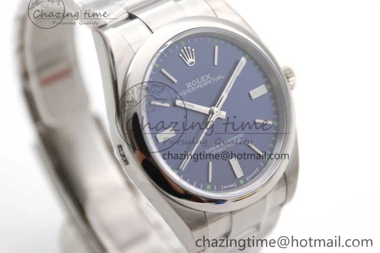 MiroTime 0105 Oyster Perpetual 39mm 114300 EWF 1:1 Best Edition 904L Steel Blue Dial on SS Bracelet SA WaterResistant 2005
